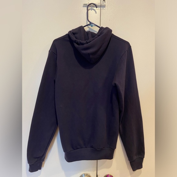 NWOT Navy Blue Facebook Zip up American Apparel Unisex Hoodie Size Small - Picture 2 of 3